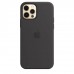 Apple iPhone 12 | 12 Pro Silicone Case with MagSafe - Black (MHL73)