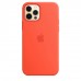 Apple iPhone 12 | 12 Pro Silicone Case з MagSafe - Electric Orange (MKTR3)
