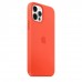 Apple iPhone 12 | 12 Pro Silicone Case з MagSafe - Electric Orange (MKTR3)