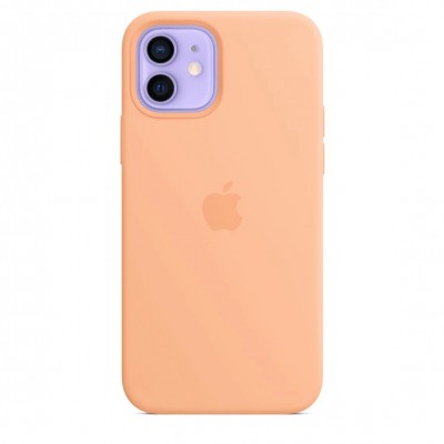 Apple iPhone 12 | 12 Pro Silicone Case with MagSafe - Cantaloupe (MK023)
