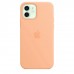 Apple iPhone 12 | 12 Pro Silicone Case with MagSafe - Cantaloupe (MK023)