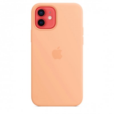 Apple iPhone 12 | 12 Pro Silicone Case with MagSafe - Cantaloupe (MK023)