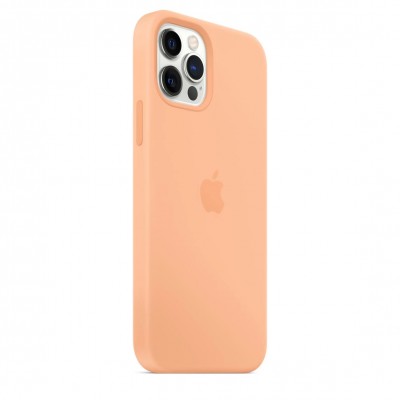 Apple iPhone 12 | 12 Pro Silicone Case with MagSafe - Cantaloupe (MK023)