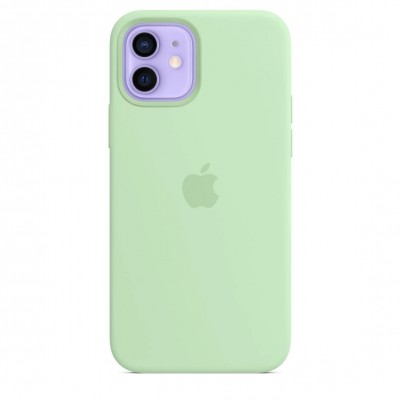 Apple iPhone 12 | 12 Pro Silicone Case з MagSafe - Pistachio (MK003)