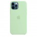 Apple iPhone 12 | 12 Pro Silicone Case з MagSafe - Pistachio (MK003)