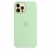 Apple iPhone 12 | 12 Pro Silicone Case з MagSafe - Pistachio (MK003)