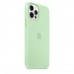 Apple iPhone 12 | 12 Pro Silicone Case з MagSafe - Pistachio (MK003)