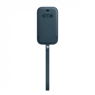 Apple iPhone 12 mini Leather Sleeve with MagSafe - Baltic Blue (MHMQ3)