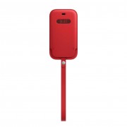 Apple iPhone 12 mini Leather Sleeve with MagSafe - (PRODUCT)RED (MHMR3)