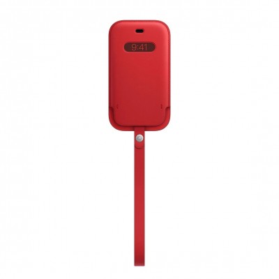 Apple iPhone 12 mini Leather Sleeve with MagSafe - (PRODUCT)RED (MHMR3)