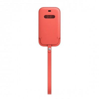 Apple iPhone 12 mini Leather Sleeve with MagSafe - Pink Citrus (MHMN3)