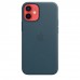 Apple iPhone 12 mini Leather Case with MagSafe - Baltic Blue (MHK83)