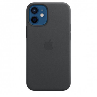 Apple iPhone 12 mini Leather Case with MagSafe - Black (MHKA3)