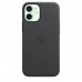 Apple iPhone 12 mini Leather Case with MagSafe - Black (MHKA3)