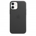 Apple iPhone 12 mini Leather Case with MagSafe - Black (MHKA3)