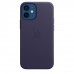 Apple iPhone 12 mini Leather Case with MagSafe - Deep Violet (MJYQ3)