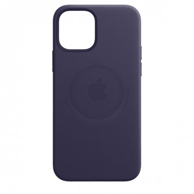 Apple iPhone 12 mini Leather Case with MagSafe - Deep Violet (MJYQ3)
