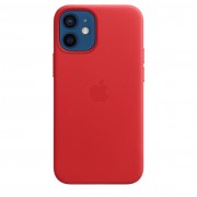 Apple iPhone 12 mini Leather Case with MagSafe - (PRODUCT)RED (MHK73)