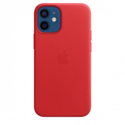 Apple iPhone 12 mini Leather Case with MagSafe - (PRODUCT)RED (MHK73)