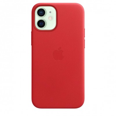Apple iPhone 12 mini Leather Case with MagSafe - (PRODUCT)RED (MHK73)