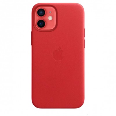 Apple iPhone 12 mini Leather Case with MagSafe - (PRODUCT)RED (MHK73)