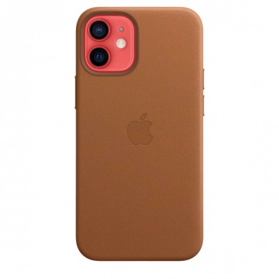Apple iPhone 12 mini Leather Case with MagSafe - Saddle Brown (MHK93)