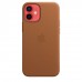 Apple iPhone 12 mini Leather Case with MagSafe - Saddle Brown (MHK93)
