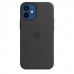 Apple iPhone 12 mini Silicone Case with MagSafe - Black (MHKX3)