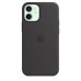 Apple iPhone 12 mini Silicone Case with MagSafe - Black (MHKX3)