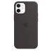 Apple iPhone 12 mini Silicone Case with MagSafe - Black (MHKX3)