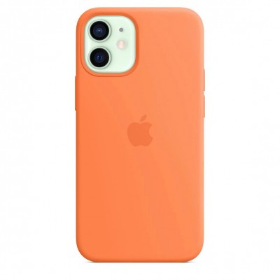Apple iPhone 12 mini Silicone Case with MagSafe - Kumquat (MHKN3)
