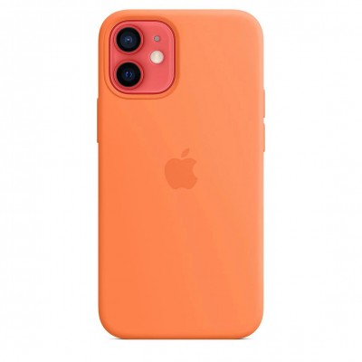 Apple iPhone 12 mini Silicone Case with MagSafe - Kumquat (MHKN3)