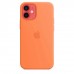 Apple iPhone 12 mini Silicone Case with MagSafe - Kumquat (MHKN3)