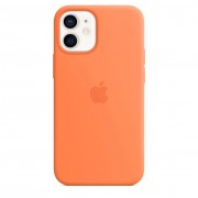 Apple iPhone 12 mini Silicone Case with MagSafe - Kumquat (MHKN3)