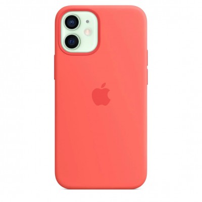 Apple iPhone 12 mini Silicone Case with MagSafe - Pink Citrus (MHKP3)
