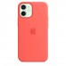 Apple iPhone 12 mini Silicone Case with MagSafe - Pink Citrus (MHKP3)