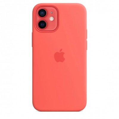 Apple iPhone 12 mini Silicone Case with MagSafe - Pink Citrus (MHKP3)