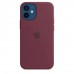 Apple iPhone 12 mini Silicone Case with MagSafe - Plum (MHKQ3)