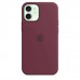 Apple iPhone 12 mini Silicone Case with MagSafe - Plum (MHKQ3)