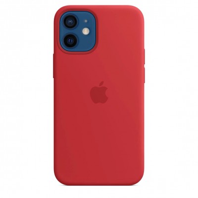 Apple iPhone 12 mini Silicone Case with MagSafe - Red (MHKW3)