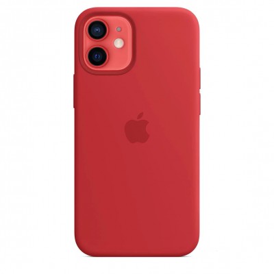 Apple iPhone 12 mini Silicone Case with MagSafe - Red (MHKW3)
