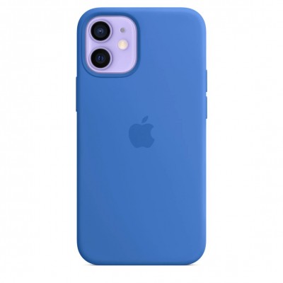 Apple iPhone 12 mini Silicone Case with MagSafe - Capri Blue (MJYU3)