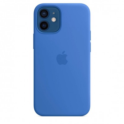 Apple iPhone 12 mini Silicone Case with MagSafe - Capri Blue (MJYU3)