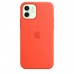 Apple iPhone 12 mini Silicone Case with MagSafe - Electric Orange (MKTN3)