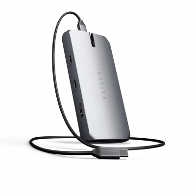 Satechi Aluminum USB-C On-the-Go Multiport Adapter Space Grey (ST-UCMBAM)