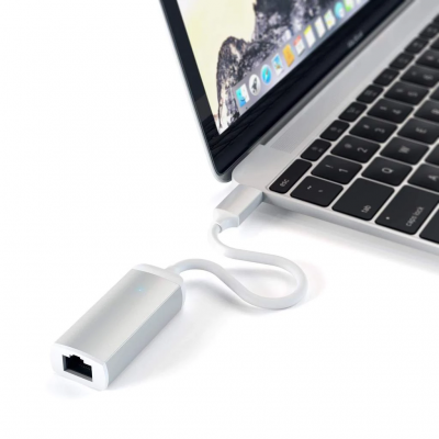 Satechi Type-C Ethernet Adapter Silver (ST-TCENS)