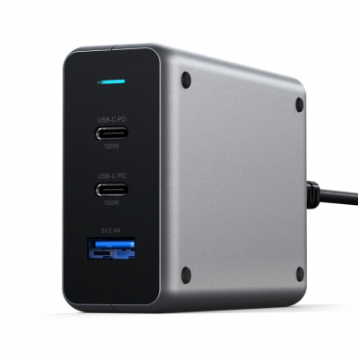 Satechi 100W USB-C PD Compact Gan Charger (ST-TC100GM-EU)