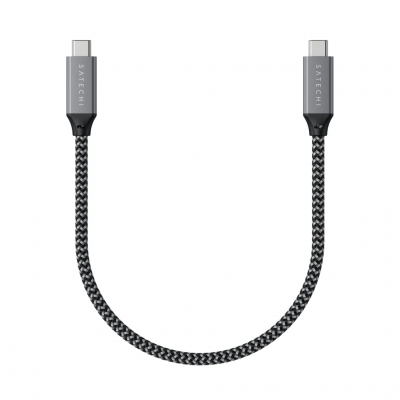 Satechi USB4 C to C Cable 100W Space Gray (25 cm) (ST-U4C25M)