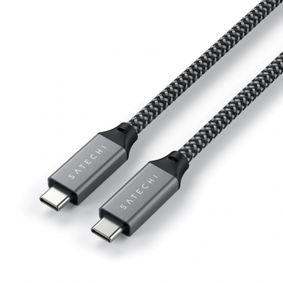 Satechi USB4 C to C Cable 100W Space Gray (80 cm) (ST-U4C80M)
