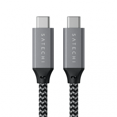Satechi USB4 C to C Cable 100W Space Gray (80 cm) (ST-U4C80M)